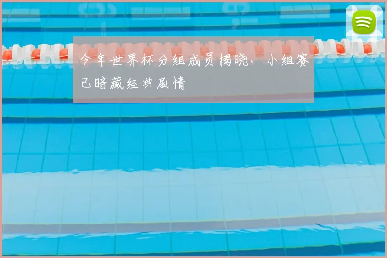 今年世界杯分组成员揭晓,小组赛已暗藏经典剧情